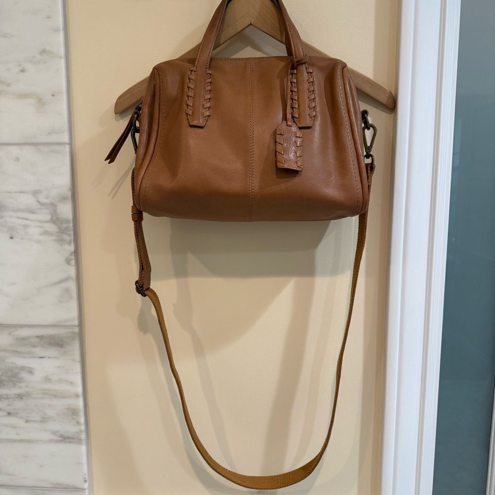 Lucky Brand Tan Leather Satchel - Picture 3 of 12